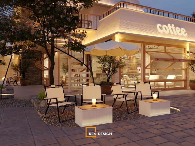 Thiết kế quán VCV Coffee tại Thái Nguyên